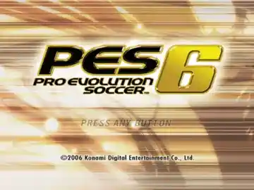 Pro Evolution Soccer 2007 (USA) screen shot title